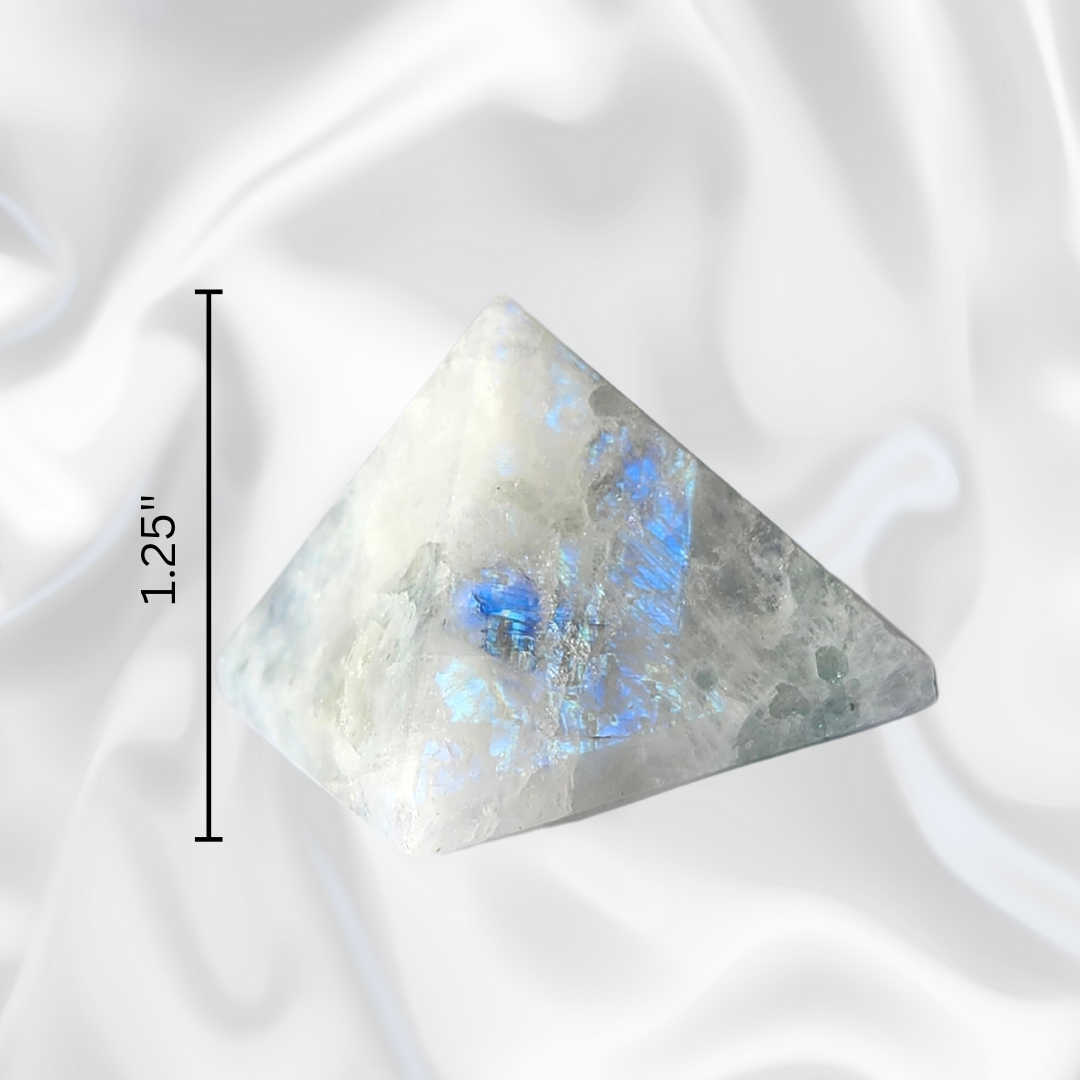 Rainbow Moonstone Pyramid
