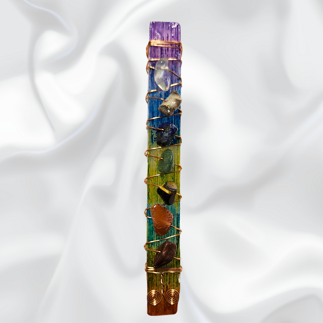 Selenite Chakra Wand 4"