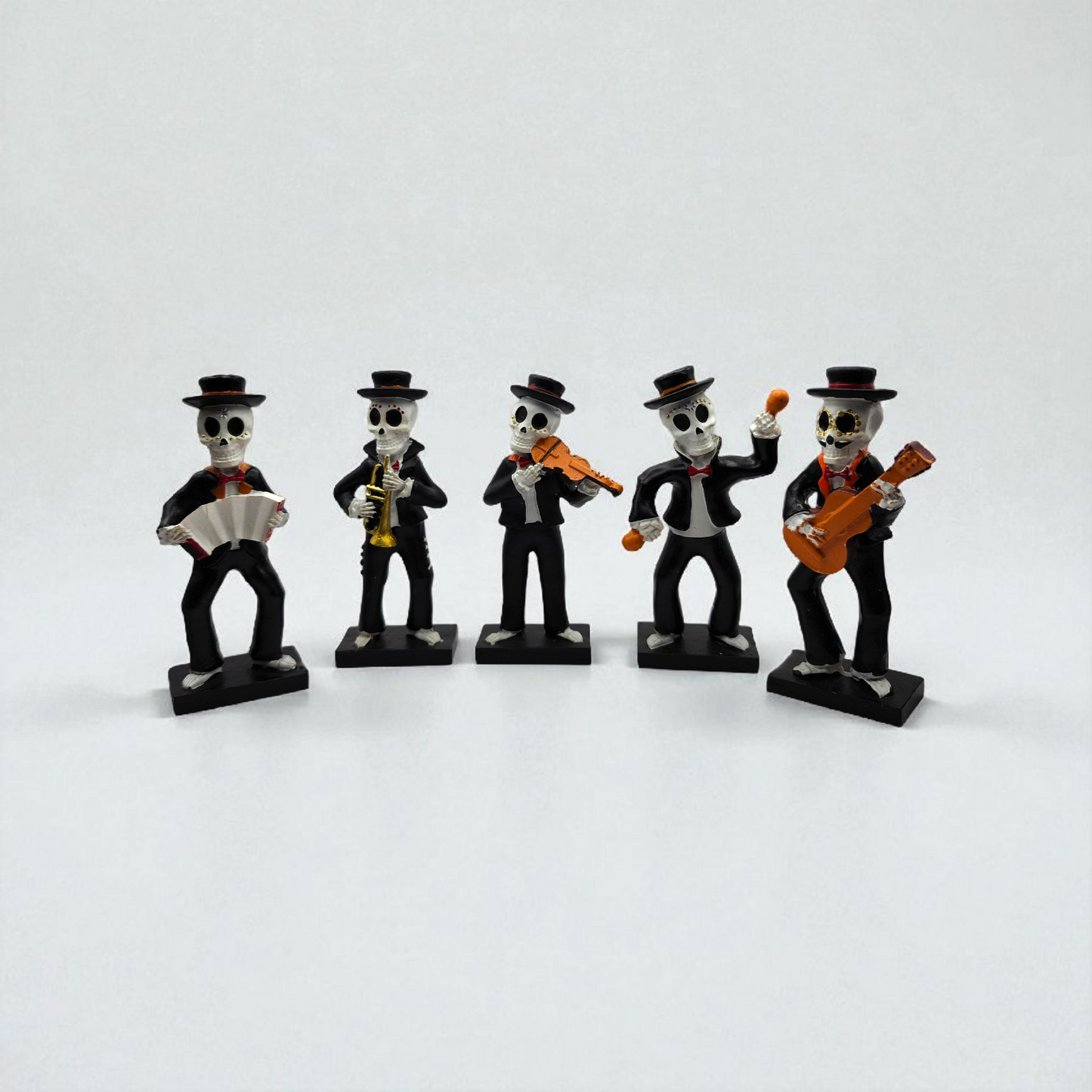 Dia de los Muertos Mariachi Figurines