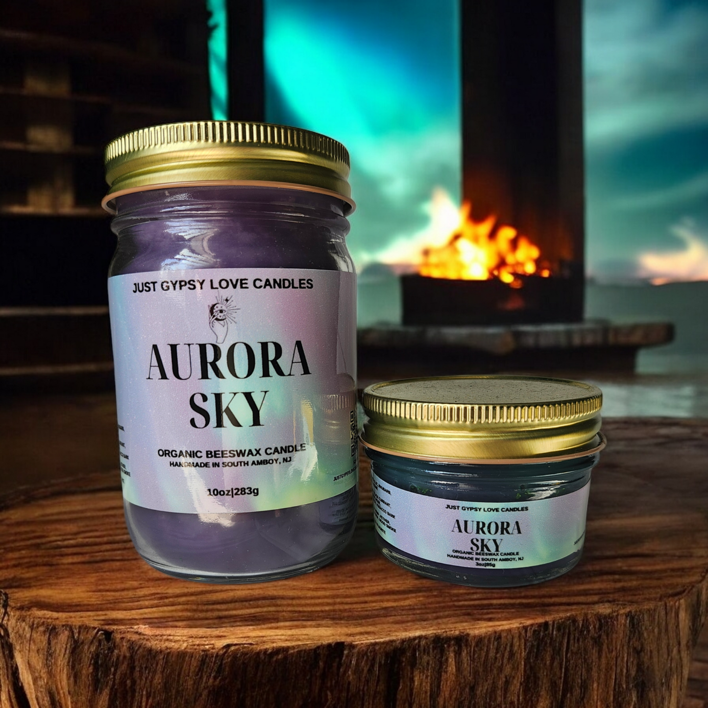Aurora Sky Beeswax Candle