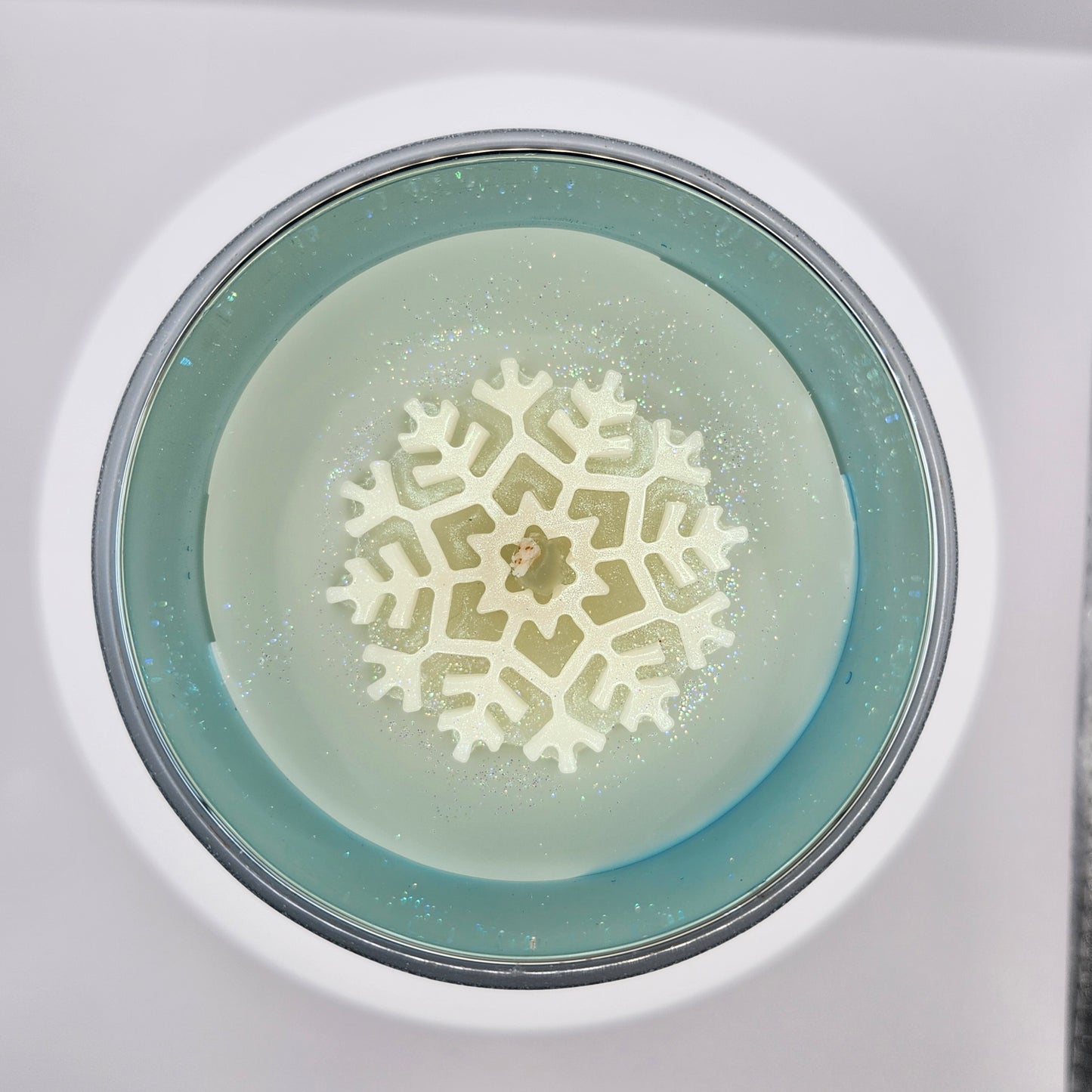 Frosty Beeswax Candle 7.5oz