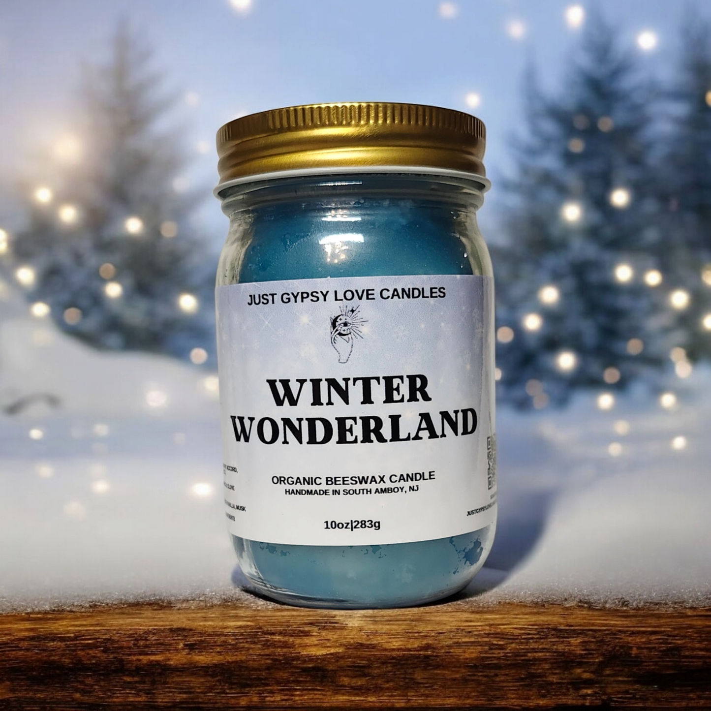 Winter Wonderland Beeswax Candle 10oz