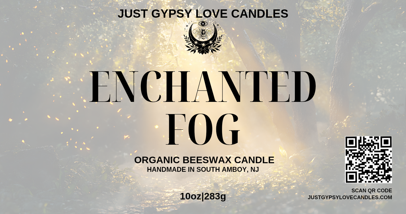 Enchanted Fog Beeswax Candle 10oz