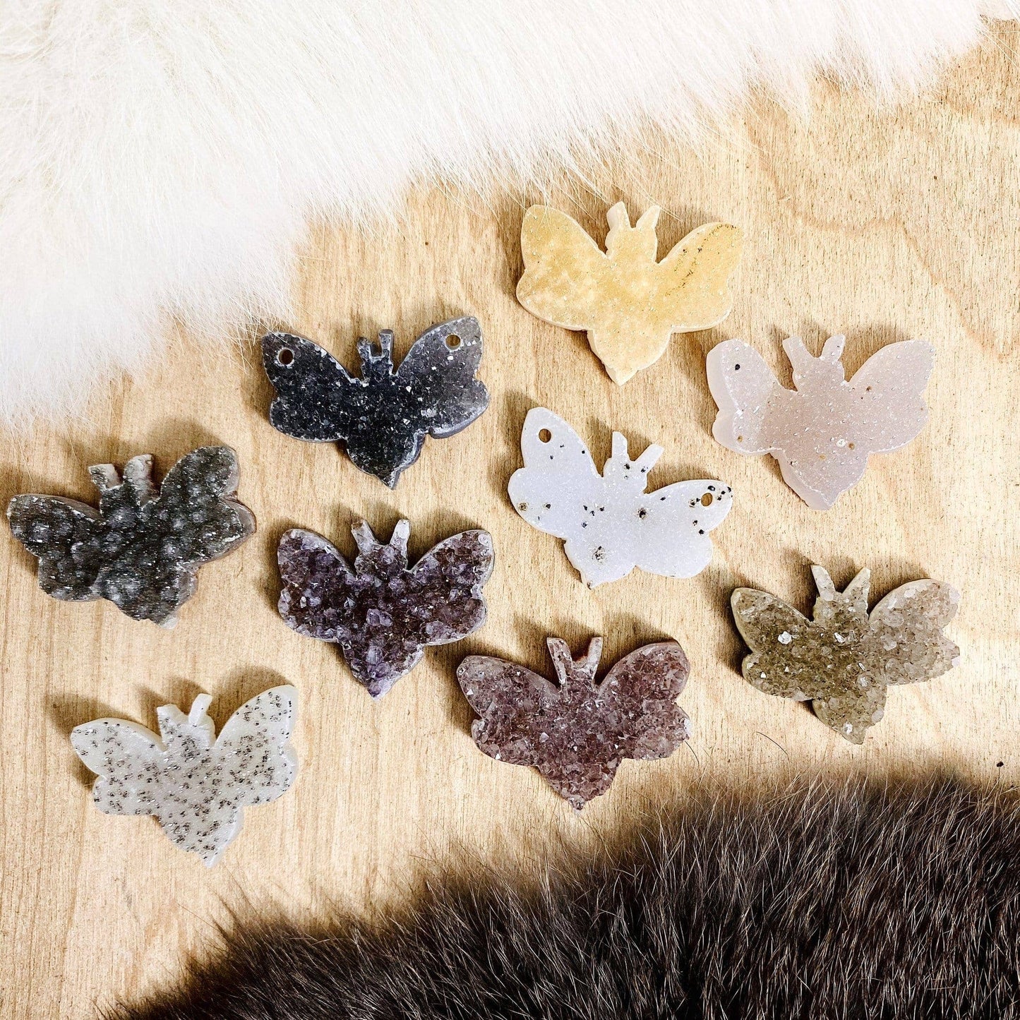 Amethyst Cluster Bumble Bee