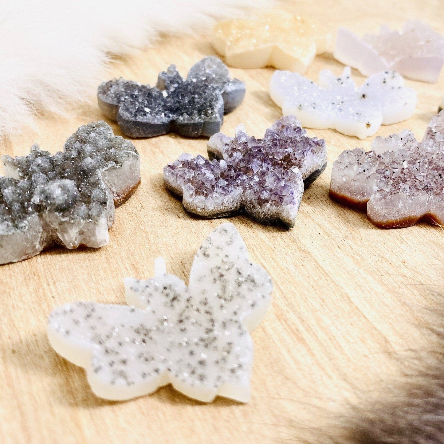 Amethyst Cluster Bumble Bee