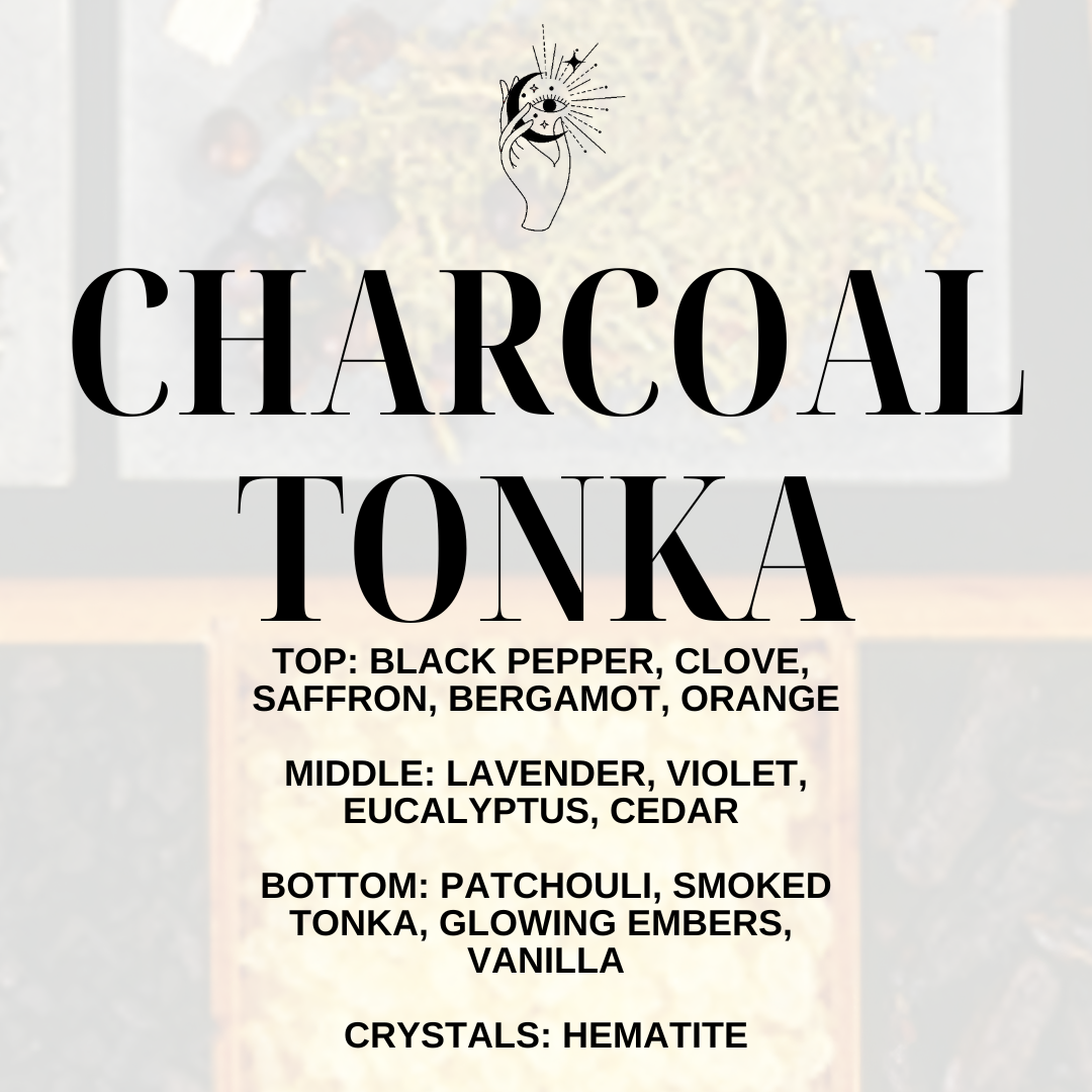 Charcoal Tonka Beeswax Candle