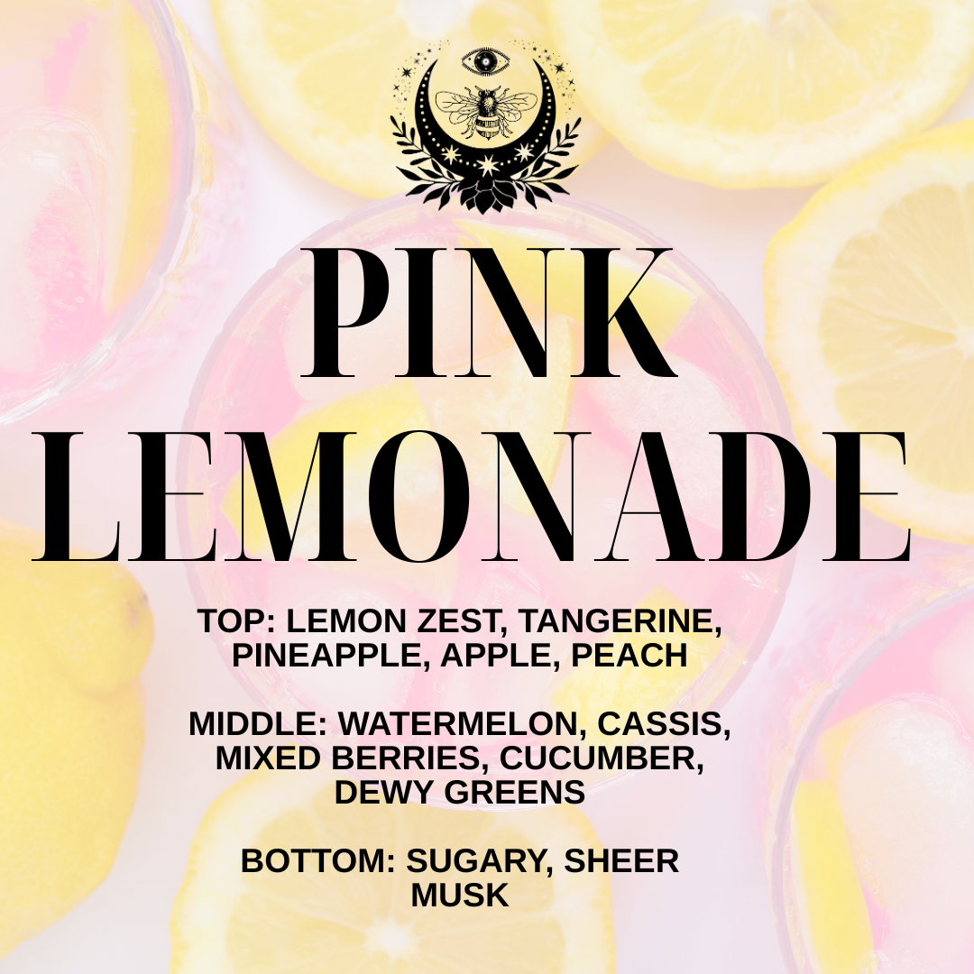 Pink Lemonade Beeswax Candle 10oz