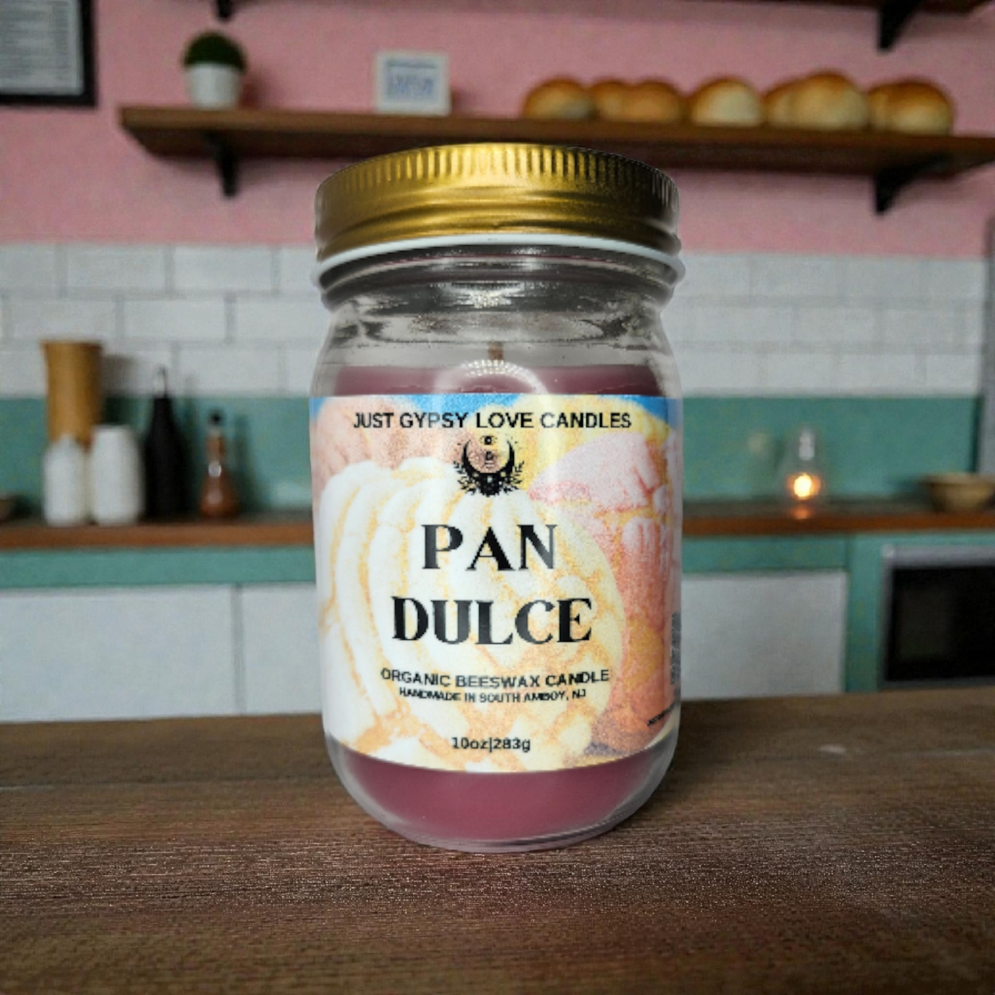 Pan Dulce Beeswax Candle 10oz