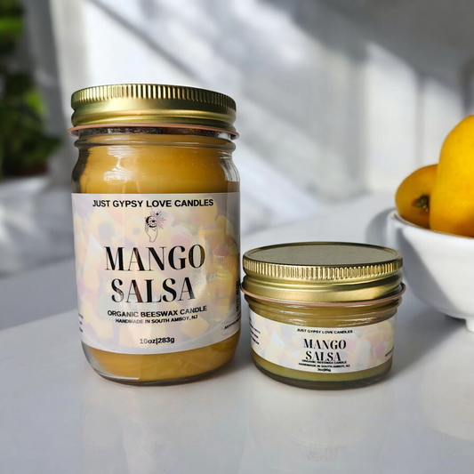 Mango Salsa Beeswax Candle