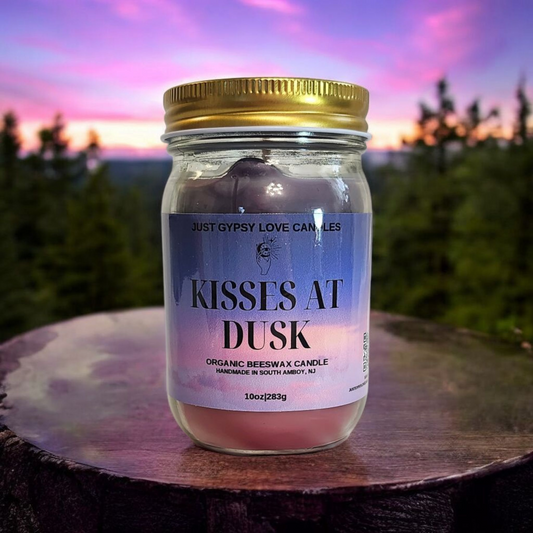 Kisses at Dusk Beeswax Candle 10oz