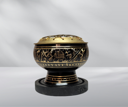 Brass Charcoal Incense Burner