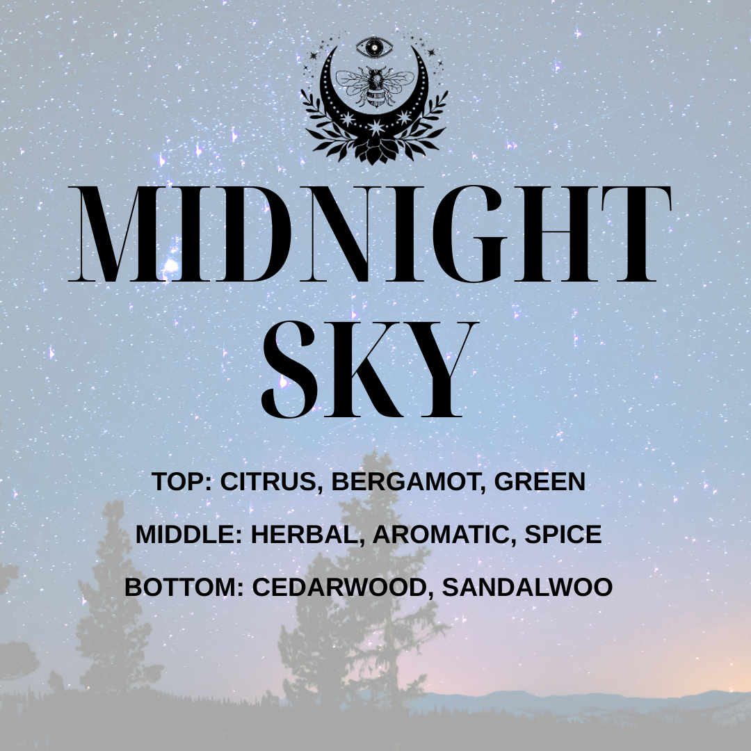 Midnight Sky Beeswax Candle 10oz