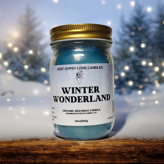 Winter Wonderland Beeswax Candle 10oz