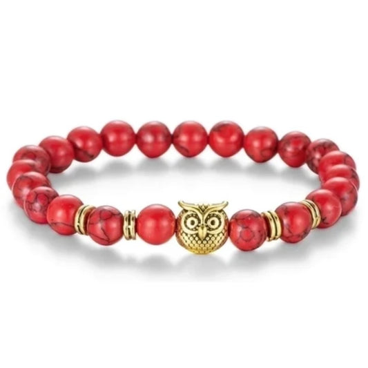 Crystal Owl Bracelet