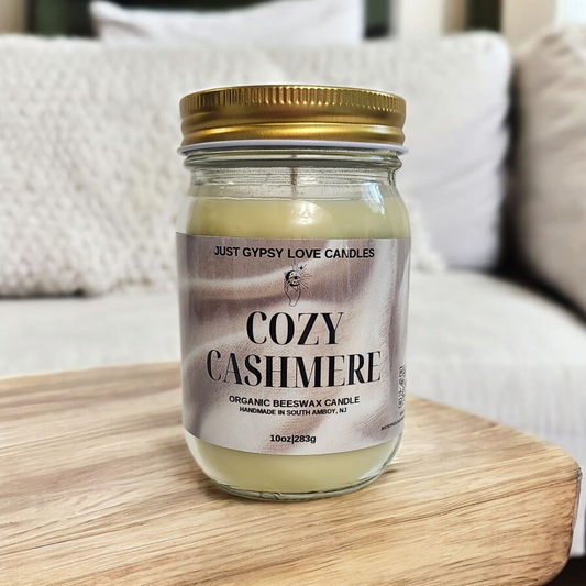 Cozy Cashmere Beeswax Candle 10oz