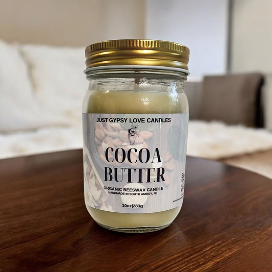 Cocoa Butter Beeswax Candle 10oz