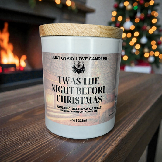 Twas the Night Before Christmas Beeswax Candle 7.5oz